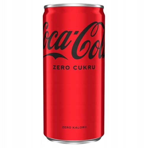 Napój gazowany Coca-Cola Zero cukru puszka 24x 200ml na Arena.pl