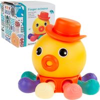 INTERAKTYWNA OŚMIORNICA SENSORYCZNA EDUKACYJNA Z DŹWIĘKIEM ZABAWKA ROZWIJA