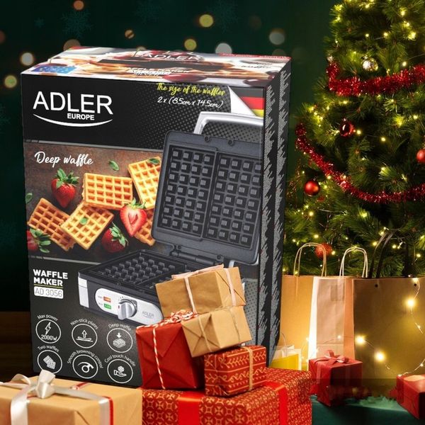 GOFROWNICA 2000W XXL 2 CHRUPIĄCE PUSZYSTE GOFRY XXL DUŻA SOLIDNIE WYKONANA zdjęcie 6