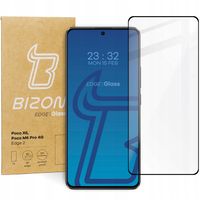 Szkiełko z ramką Bizon do Redmi Note 13 Pro 4G/5G / Poco X6 /Poco M6 Pro 4G