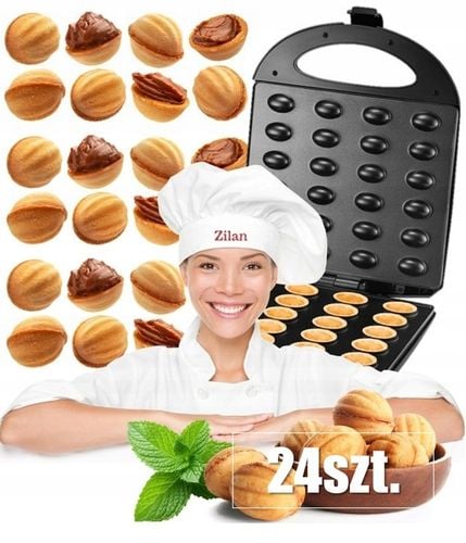 OPIEKACZ DO ORZESZKÓW FORMA NIEPRZYWIERAJĄCA POWŁOKA CIASTEK 24 SZT na Arena.pl