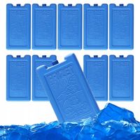 Wkłady chłodzące mrożące do lodówki plenerowej torby piknikowej 10x200ml