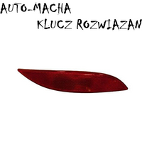 Renault Fluence odblask w tylny zderzak PRAWA