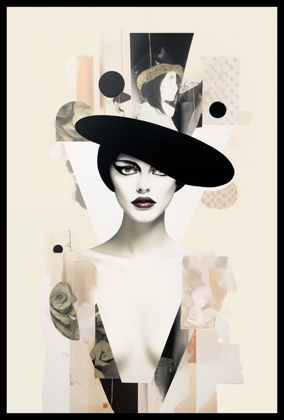 Plakat 40x60cm Portret en Décalage zdjęcie 2
