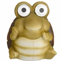 FIGURKA OGRODOWA z lampą solarną ŻÓŁW, wys. 11 cm