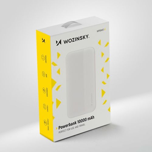 Wozinsky powerbank Li-Po 10000mAh 2 x USB biały (WPBWE1) na Arena.pl