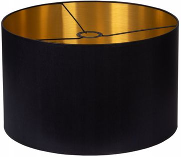 Abażur KLOSZ lampa Czarno Złoty/Miedziany  20/25 cm