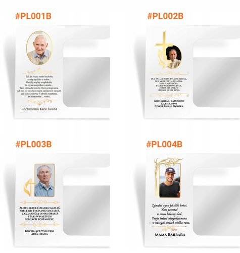 PODSTAWKA POD ZNICZ Z DEDYKACJĄ I LAMPIONEM XXL na Arena.pl