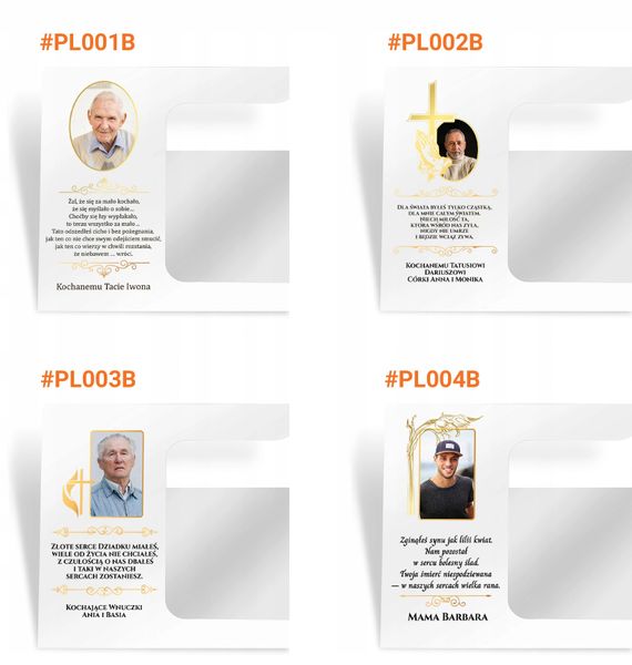 PODSTAWKA POD ZNICZ Z DEDYKACJĄ I LAMPIONEM XXL zdjęcie 3