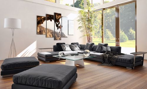 Obraz Na Płótnie - Wspinaczka Góry - 150X100 Cm - Ea150X100-2784 na Arena.pl
