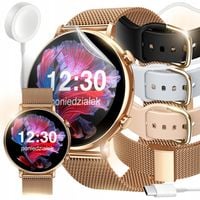 SMARTWATCH ZEGAREK DAMSKI Z FUNKCJA ROZMOWY SPORT ZDROWIE ZLOTY DAMSKIE