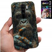 ETUI DO XIAOMI NOTE 8 PRO - MAŁPA, MAŁPKA, GORYL, ZWIERZĘTA + SZKŁO