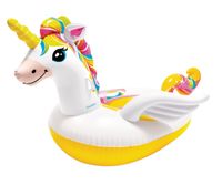 Duży dmuchany materac do pływania JEDNOROŻEC 198x140x102 cm INTEX 57561