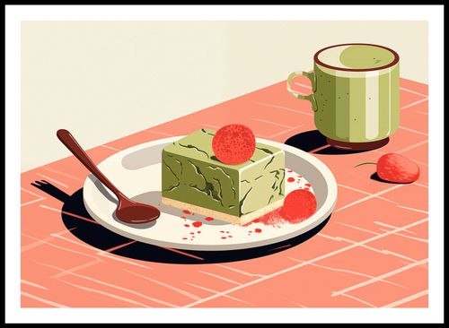 Plakat 84,1x59,4cm Deser Matcha na Arena.pl