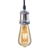 Lampa wisząca Industrial Chrome Chic