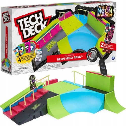 TECH DECK RAMPA NEON PARK DESKOROLKI SKATEPARK na Arena.pl