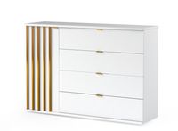 KOMODA duża Lucy z szufladami 1 drzwi 120 cm pojemna do salonu do sypialni