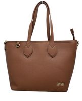 Enrico Coveri - torebka shopper skóra ekologiczna brązowy mat EC6072