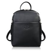 plecak damski skórzany miejski mały czarny elegancki paolo peruzzi ay-26-bl