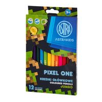 KREDKI OŁÓWKOWE 12kol JUMBO ASTRAKIDS 1318