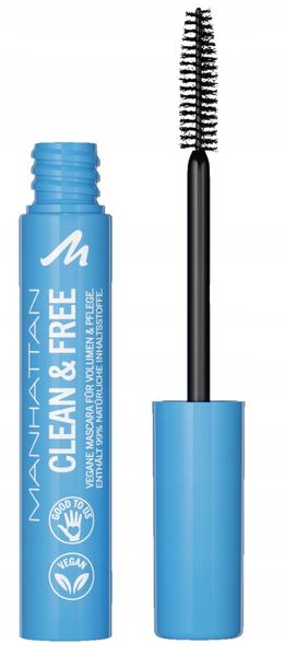 Manhattan Tusz Do Rzęs Clean &Free Black 1010N zdjęcie 2