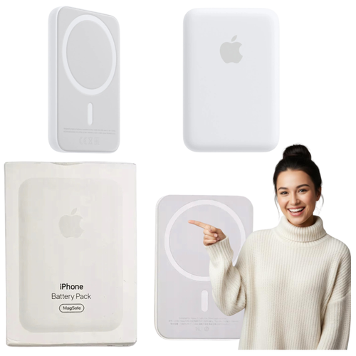 Oryginalny Powerbank Apple MagSafe 5000 mah biały Hit na Arena.pl