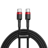 kabel usb-c do usb-c pd baseus cafule pd 2.0 qc 3.0 60w 2m