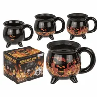 Kubek Kocioł Czarownicy - Czaszka w Płomieniach