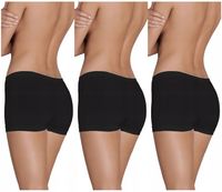3 X GATTA SHORTY VIKI BEZSZWOWE MAJTKI CZARNE S
