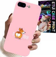 ETUI DO IPHONE ( 7 PLUS ) - ŚMIESZNE WZORY I LOVE YOU PIESEK OBUDOWA
