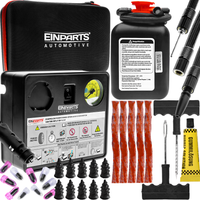 ZESTAW NAPRAWCZY DO OPON USZCZELNIACZ KOMPRESOR WKRĘTY SZYDŁO SZNUR KLEJ