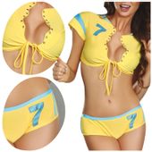 STRÓJ SPORTOWY CZIRLIDERKA CHEERLEADERKA SEXI M