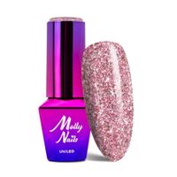 Lakier hybrydowy LED/UV Gel Polish MollyNails Luxury Glam Nr 542 Rich 8g