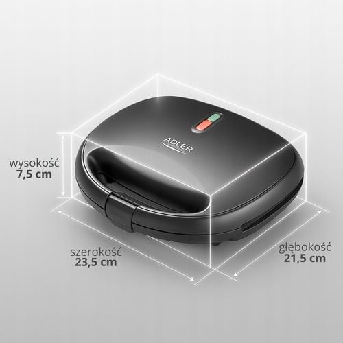 OPIEKACZ DO ORZESZKÓW CIASTEK Forma 12 sztuk 1200W Powłoka na Arena.pl