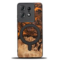 etui bewood unique do motorola edge 50 pro - orange z magsafe