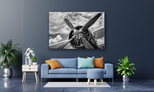 OBRAZ NA PŁÓTNIE 101 Śmigło 100x70cm na Arena.pl