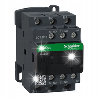 STYCZNIK SILNIKOWY MOCY AC3 18A 3P 110V AC TESYS DECA SCHNEIDER LC1D18F7