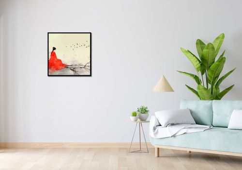 Plakat 60x60cm Diva Na Gałęzi na Arena.pl
