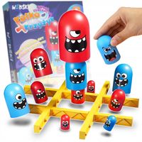 GRA Logiczna KÓŁKO I KRZYŻYK Towarzyska GOBBLE GAME Rodzinna TIC TAC TOE