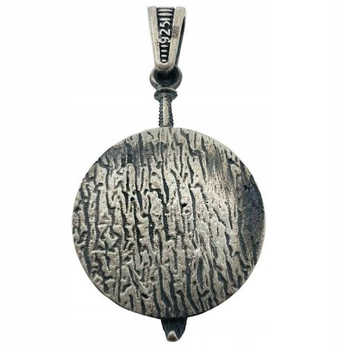 Męska zawieszka wisiorek miecz i tarcza z wilkiem, Twój grawer, srebro 925 na Arena.pl