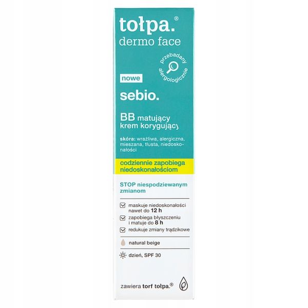 tołpa. sebio. BB matujący krem korygujący 40 ml zdjęcie 9