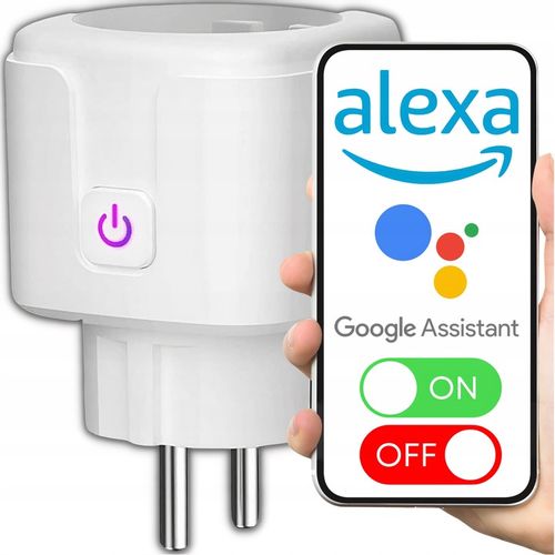 Gniazdko WiFi Tuya Watomierz Timer Inteligentne Kontakt SMART Sterownik na Arena.pl