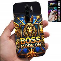 ETUI DO XIAOMI NOTE 8 PRO - BOSS LEW Z KORONĄ NA TARCZY CASE + FOLIA
