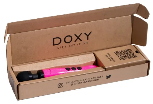 doxy die cast 3 rożowy - masażer sieciowy z dużą głowicą 28cm na Arena.pl