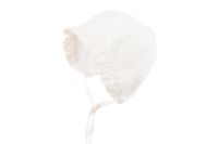 Jamiks CLEA bonetka dla dziewczynki chrzest ecru 46-48