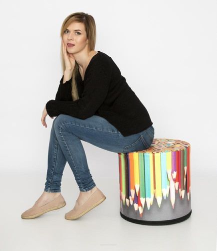 Pufa dekoracyjna Paint na Arena.pl