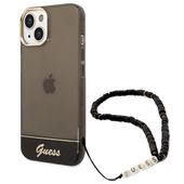 Etui Guess do iPhone 15, iPhone 14, iPhone 13, Czarny