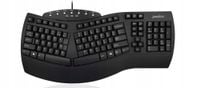 Klawiatura przewodowa Perixx PERIBOARD-512 Classic Ergonomic, czarna