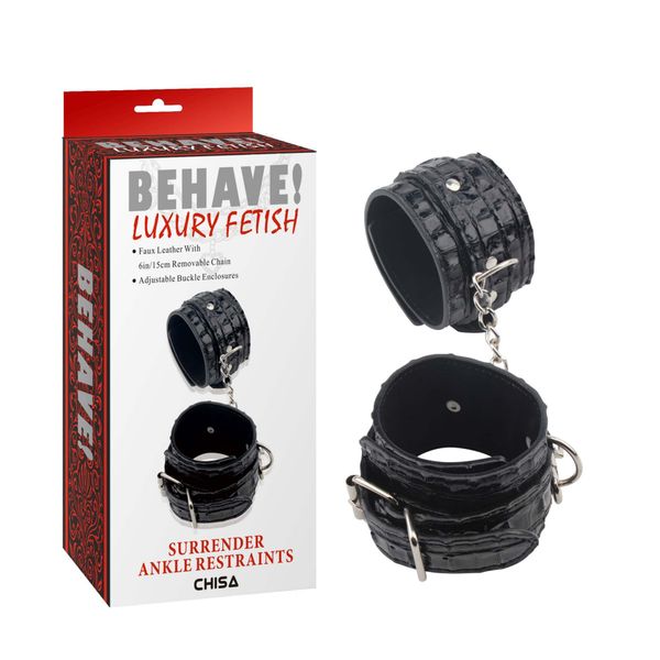 regulowane kajdanki na kostki behave surrender 35 cm zdjęcie 2