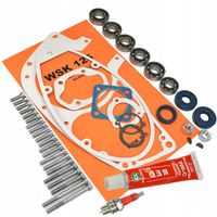 Komplet Łożysk Łożyska Uszczelki Silnika Silnik Simering WSK 125